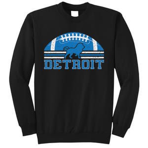 Detroit Lovers Detroit Souvenir Detroit Retro Tall Sweatshirt