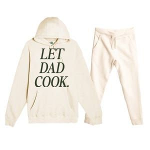 Dadchef Let Dad Cook Premium Hooded Sweatsuit Set