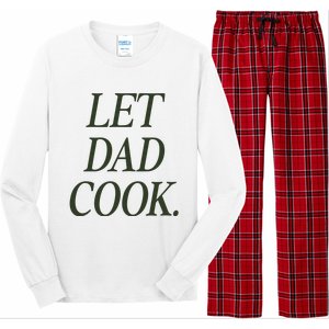 Dadchef Let Dad Cook Long Sleeve Pajama Set