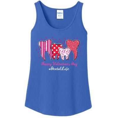 Dental Life Dentist Funny Tooth Happy Valentine's Day Gift Ladies Essential Tank