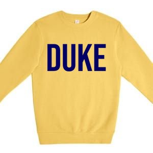 Duke Logo Premium Crewneck Sweatshirt