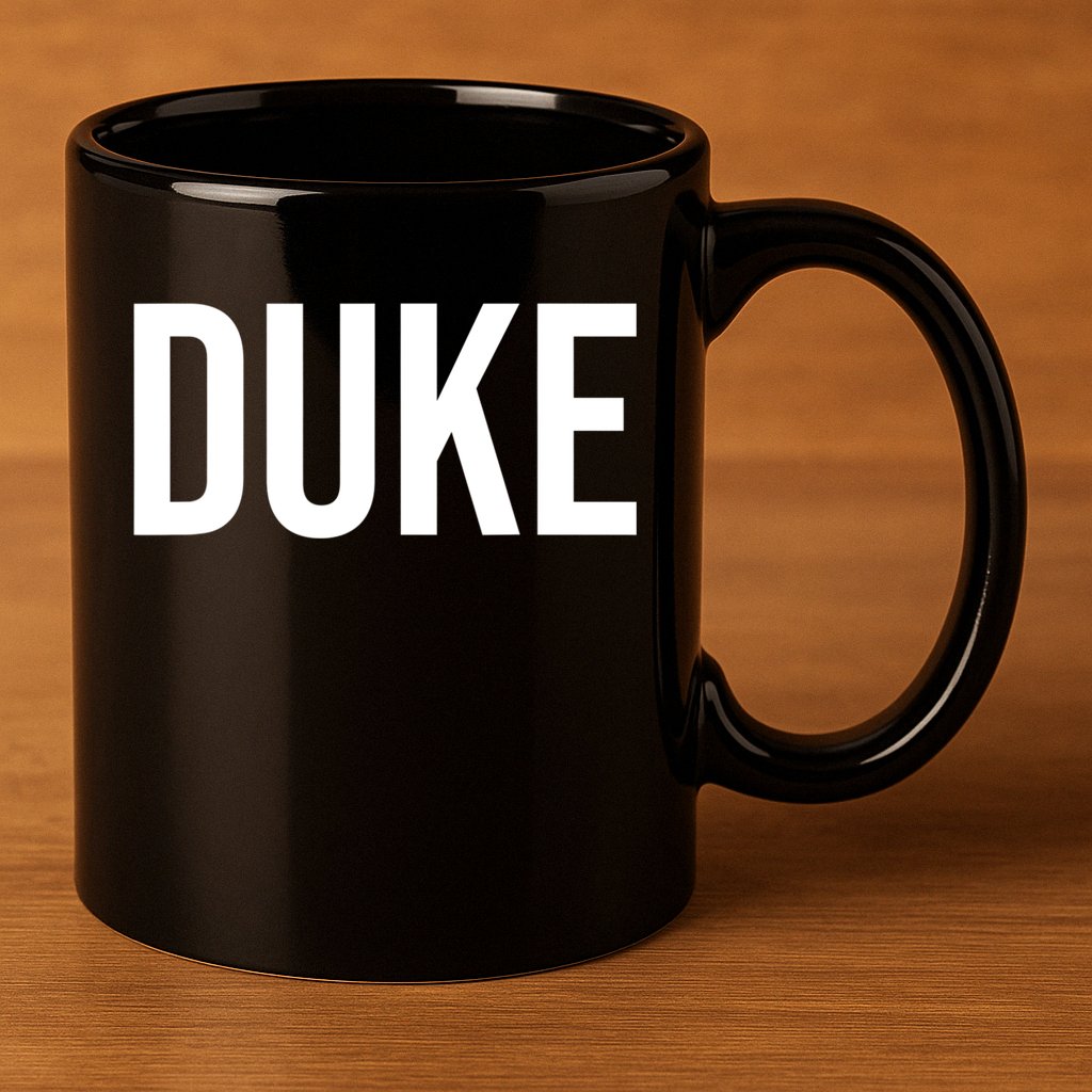 Duke Logo 11oz C Handle Ceramic Mug