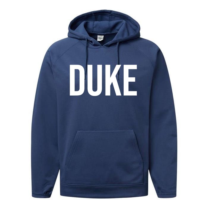 Duke Logo Performance Fleece Hoodie