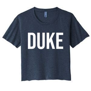 Duke Logo Women's Crop Top Tee