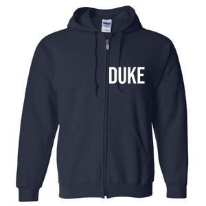 Duke Logo Full Zip Hoodie