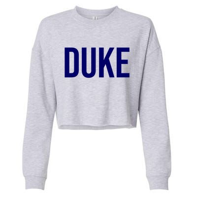 Duke Logo Cropped Pullover Crew