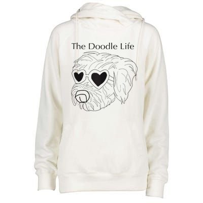 Doodle Life Womens Funnel Neck Pullover Hood