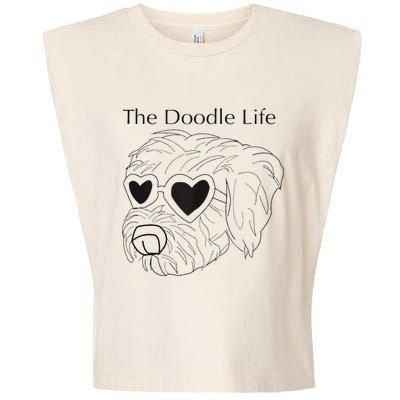 Doodle Life Garment-Dyed Women's Muscle Tee