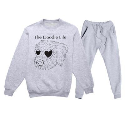 Doodle Life Premium Crewneck Sweatsuit Set