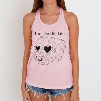 Doodle Life Women's Knotted Racerback Tank