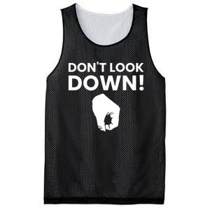 DonT Look Down Humor Graphic Mesh Reversible Basketball Jersey Tank