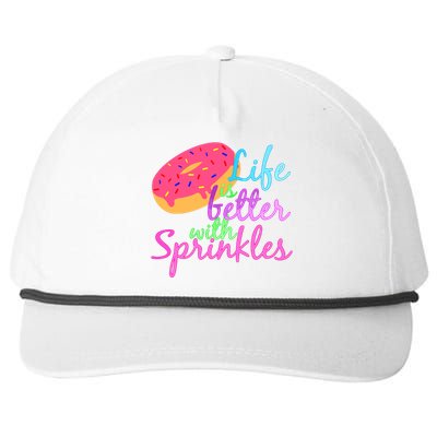 Doughnut Lover Snapback Five-Panel Rope Hat