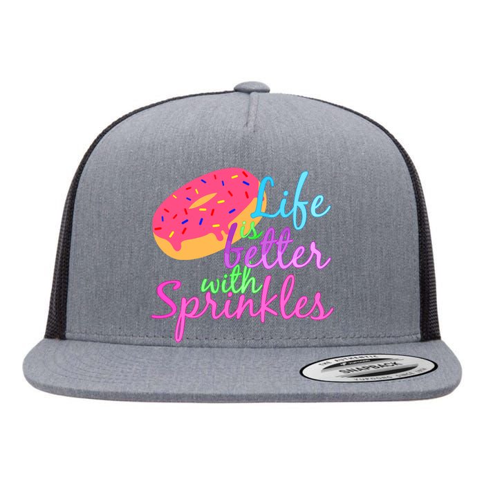 Doughnut Lover Flat Bill Trucker Hat