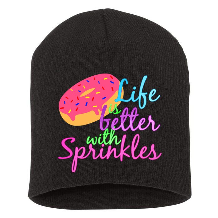 Doughnut Lover Short Acrylic Beanie