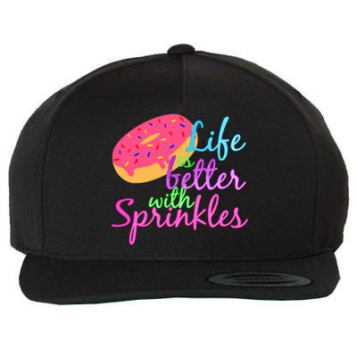 Doughnut Lover Wool Snapback Cap