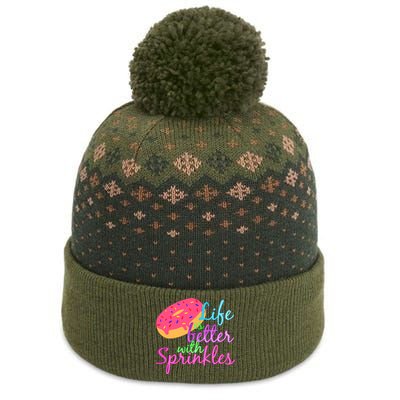 Doughnut Lover The Baniff Cuffed Pom Beanie