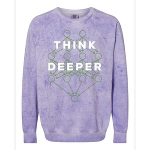 Deep Learning Data Scientist Gift Ai Developer Colorblast Crewneck Sweatshirt