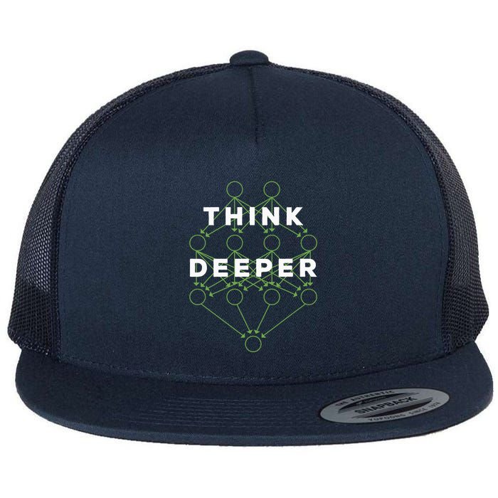 Deep Learning Data Scientist Gift Ai Developer Flat Bill Trucker Hat