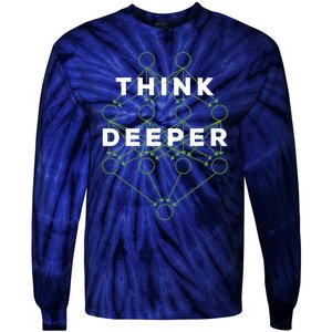 Deep Learning Data Scientist Gift Ai Developer Tie-Dye Long Sleeve Shirt