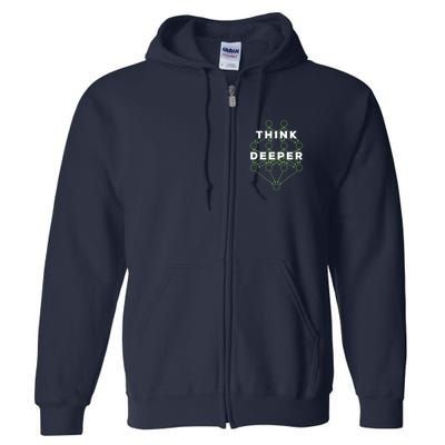 Deep Learning Data Scientist Gift Ai Developer Full Zip Hoodie