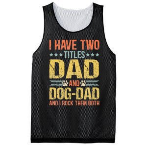 Dog Lover Dad Funny Puppy Father Quote Fathers Day Saying Mesh Reversible Basketball Jersey Tank