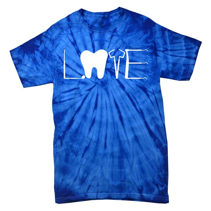 Dentist Love Dental Assistant Tooth Squad Cute Teeth Dentist Great Gift Tie-Dye T-Shirt