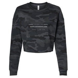 Dope Leader Cropped Pullover Crew