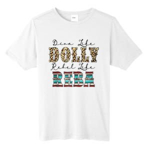 Diva Like Dolly Rebel Like Reba Leopard Texture Style Tall Fusion ChromaSoft Performance T-Shirt