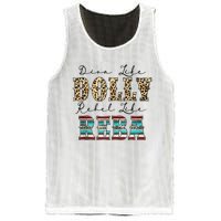 Diva Like Dolly Rebel Like Reba Leopard Texture Style Mesh Reversible Basketball Jersey Tank