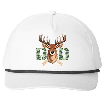 Dad Life Deer Dad Best Buckin Dad Ever Great Gift Snapback Five-Panel Rope Hat