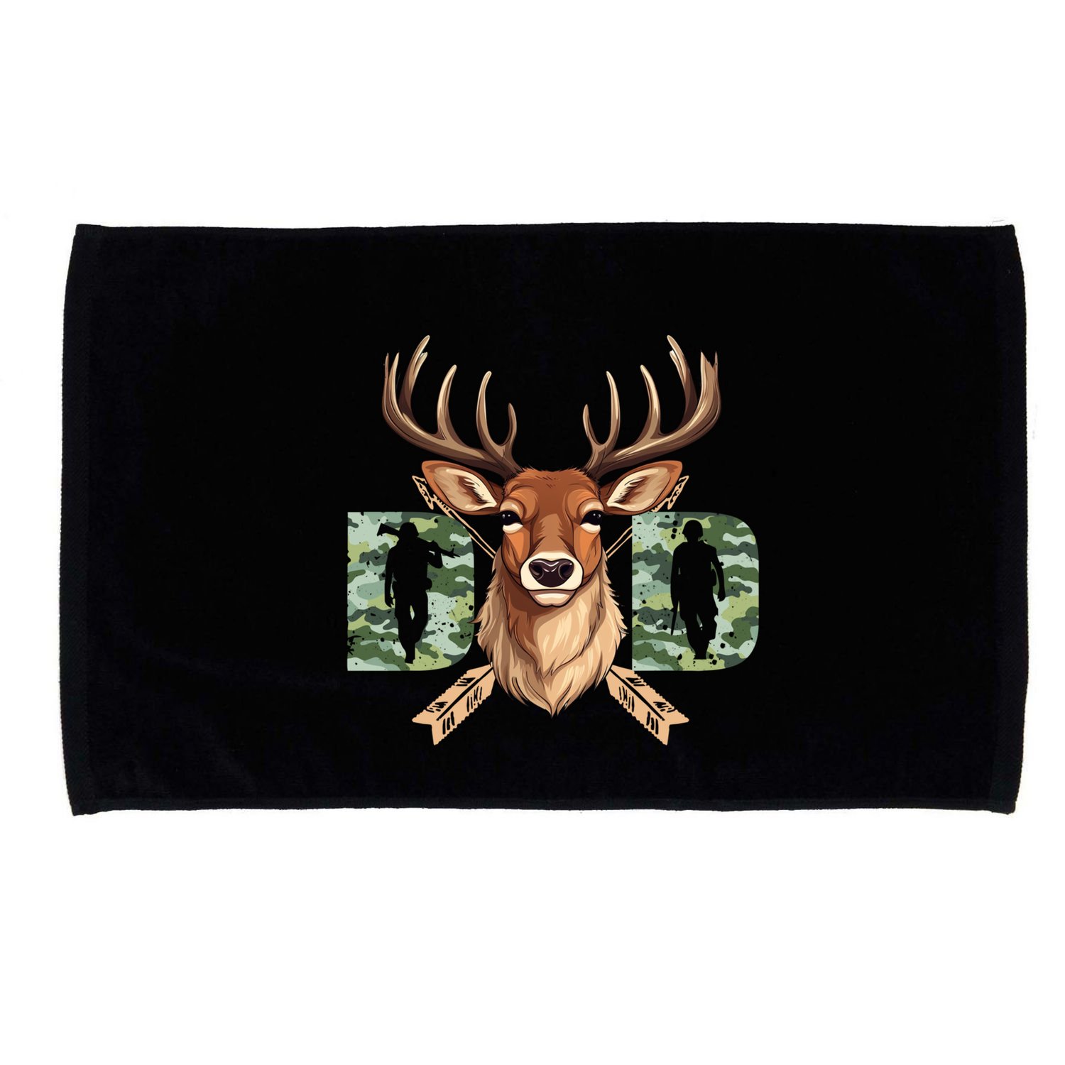 Dad Life Deer Dad Best Buckin Dad Ever Great Gift Microfiber Hand Towel