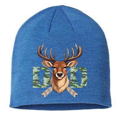 Dad Life Deer Dad Best Buckin Dad Ever Great Gift Sustainable Beanie