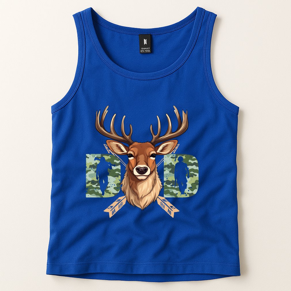 Dad Life Deer Dad Best Buckin Dad Ever Great Gift Tank Top