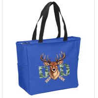 Dad Life Deer Dad Best Buckin Dad Ever Great Gift Zip Tote Bag