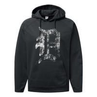 Detroit Letter Performance Fleece Hoodie