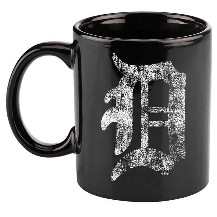 Detroit Letter 11oz C Handle Ceramic Mug