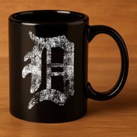 Detroit Letter 11oz C Handle Ceramic Mug