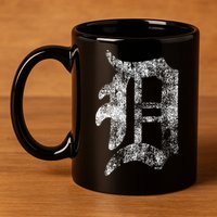 Detroit Letter 11oz C Handle Ceramic Mug