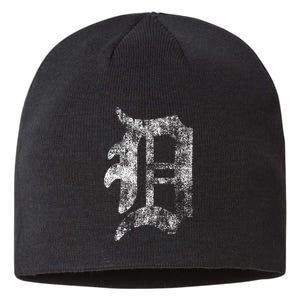 Detroit Letter Sustainable Beanie