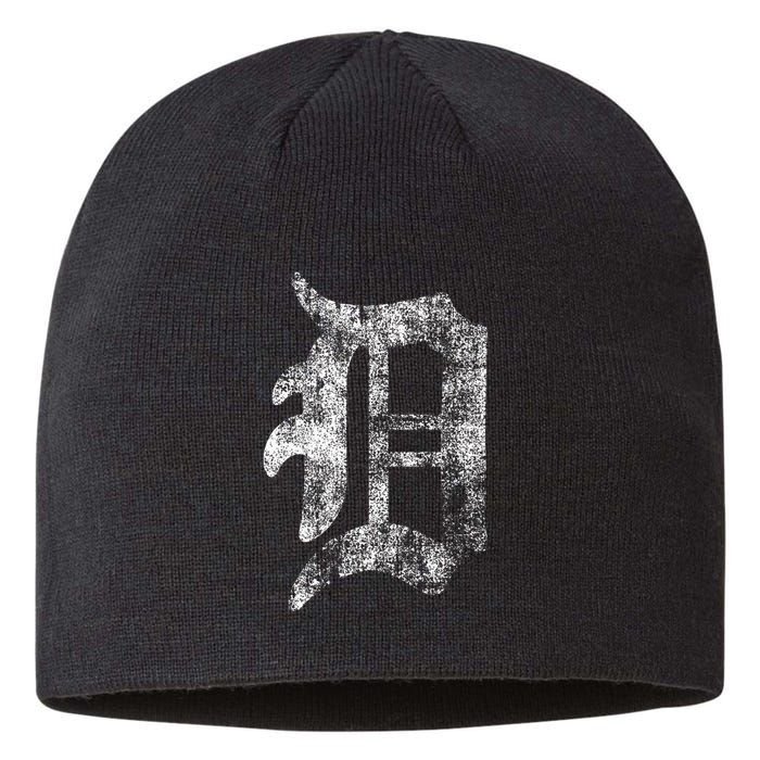 Detroit Letter Sustainable Beanie