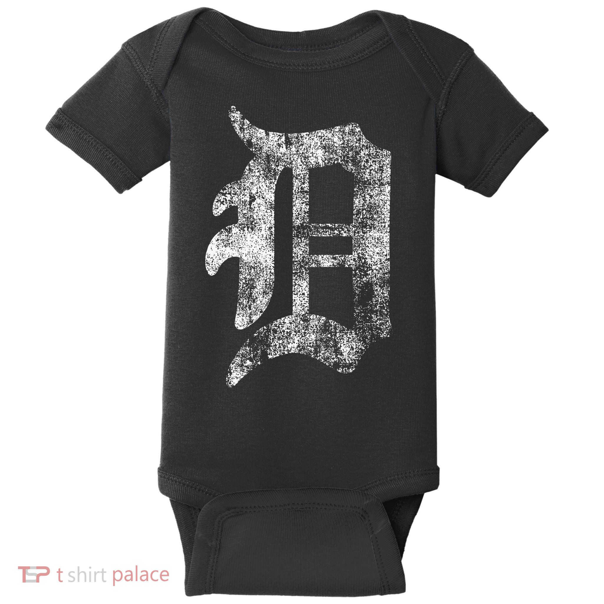 Detroit Letter Baby Bodysuit