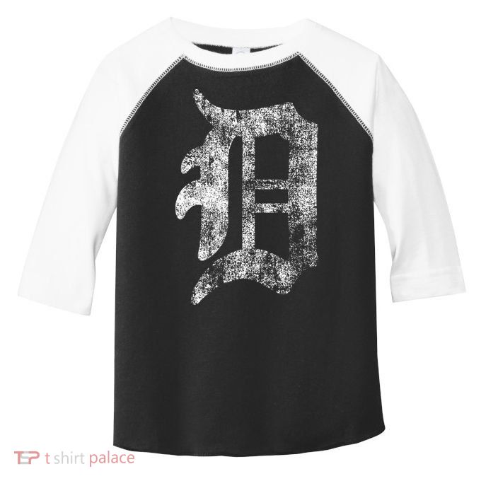 Detroit Letter Toddler Fine Jersey T-Shirt