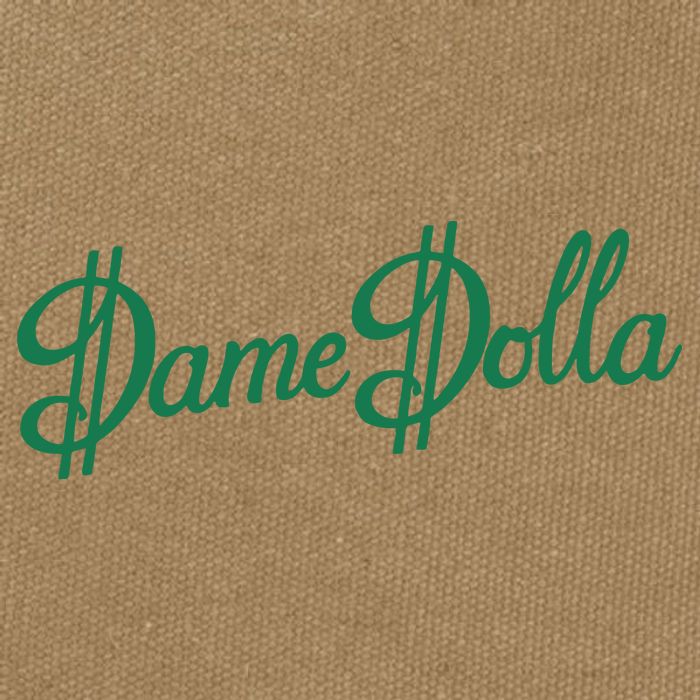 Damian Lillard Dame Dolla Hardwork & Humility Cotton Canvas Backpack