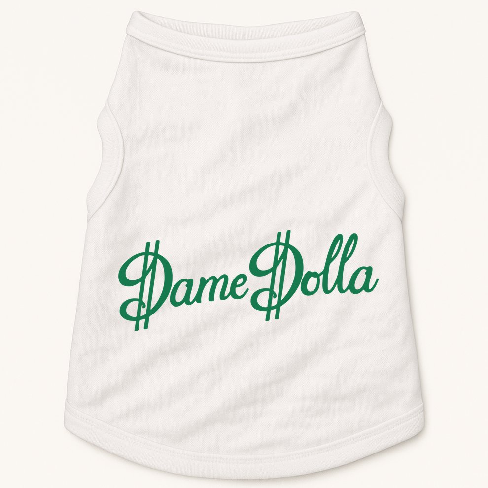 Damian Lillard Dame Dolla Hardwork & Humility Doggie Tank