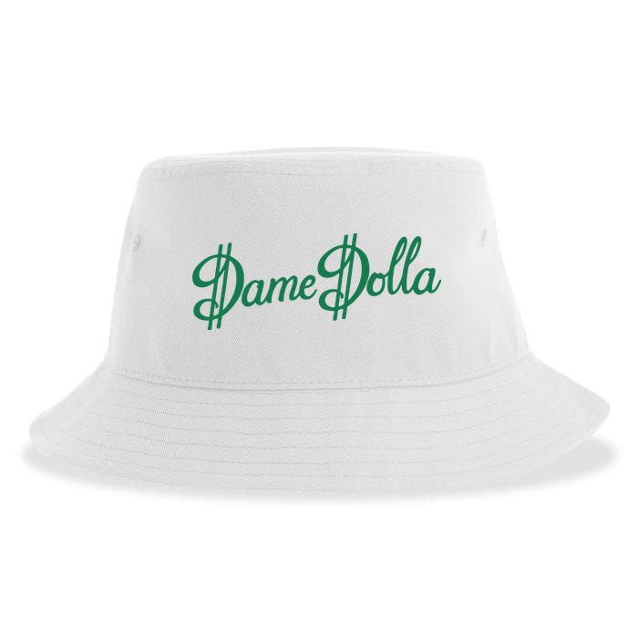 Damian Lillard Dame Dolla Hardwork & Humility Sustainable Bucket Hat
