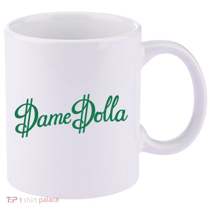 Damian Lillard Dame Dolla Hardwork & Humility 11oz C Handle Ceramic Mug