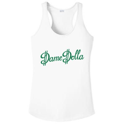 Damian Lillard Dame Dolla Hardwork & Humility Ladies PosiCharge Competitor Racerback Tank
