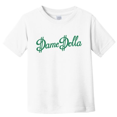 Damian Lillard Dame Dolla Hardwork & Humility Toddler T-Shirt