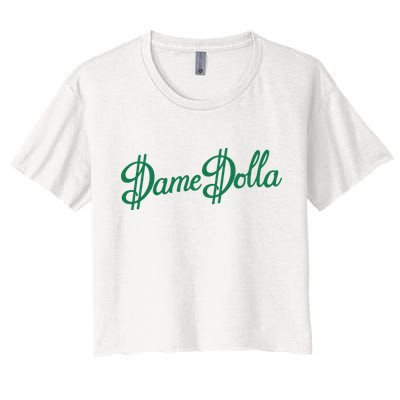 Damian Lillard Dame Dolla Hardwork & Humility Crop Top