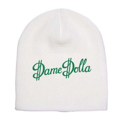 Damian Lillard Dame Dolla Hardwork & Humility Short Acrylic Beanie